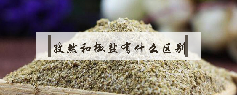 孜然和椒鹽有什么區別