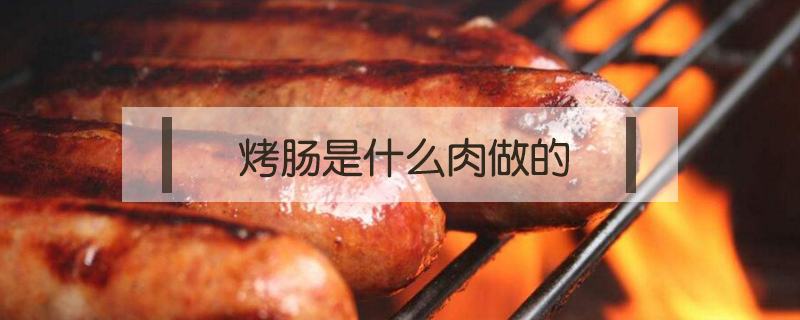 烤腸是什么肉做的