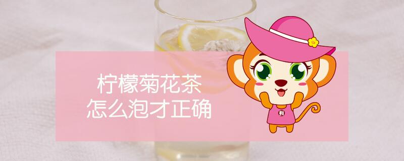 檸檬菊花茶怎么泡才正確