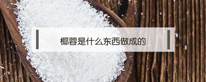 椰蓉是什么東西做成的