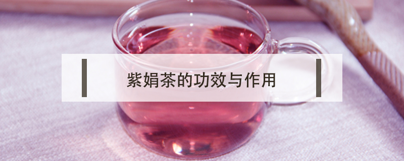 紫娟茶的功效與作用