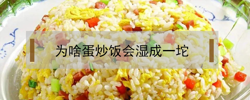 為啥蛋炒飯會濕成一坨