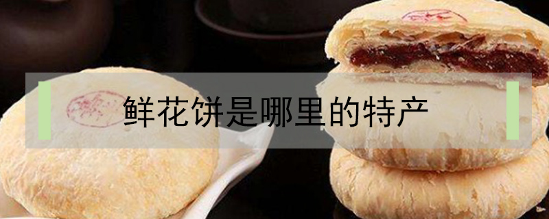 鮮花餅是哪里的特產