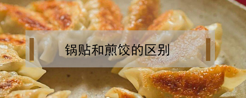 鍋貼和煎餃的區別