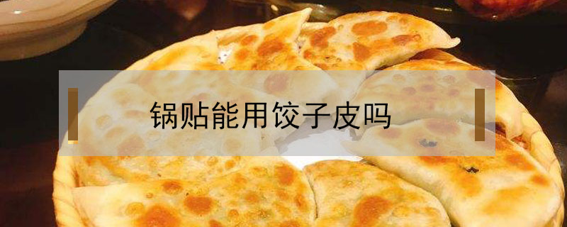 鍋貼能用餃子皮嗎