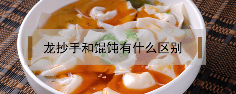 龍抄手和餛飩有什么區別