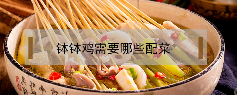 缽缽雞需要哪些配菜