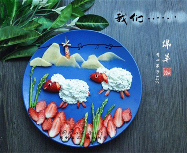 10種卡通創(chuàng)意水果拼盤，來一次回憶殺的水果拼盤圖片