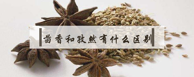 茴香跟孜然有什么區別