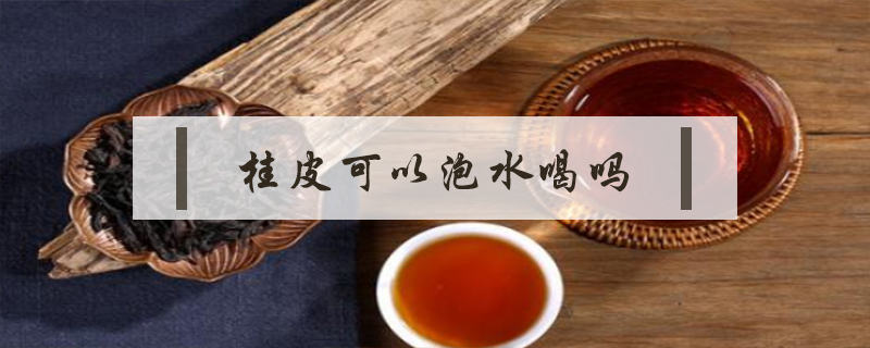 桂皮可以泡水喝嗎