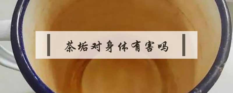 茶垢對身體有害嗎