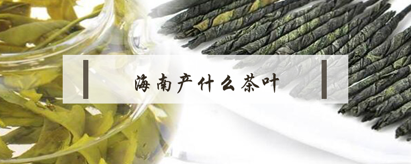 海南產(chǎn)什么茶葉