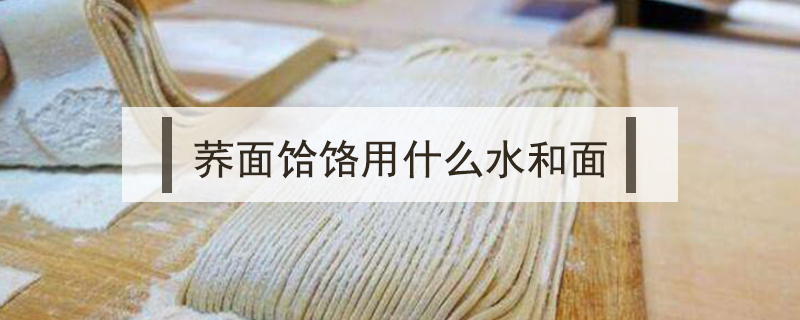 蕎面饸饹用什么水和面