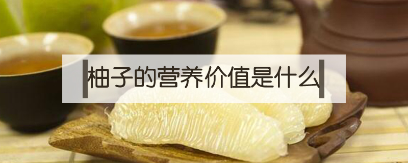 柚子的營養(yǎng)價值是什么