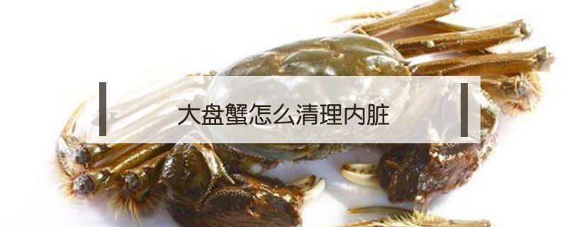 大盤(pán)蟹怎么清理內(nèi)臟