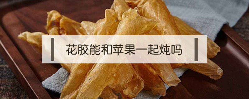 花膠能和蘋(píng)果一起燉嗎