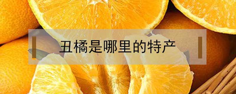 丑橘是哪里的特產(chǎn)