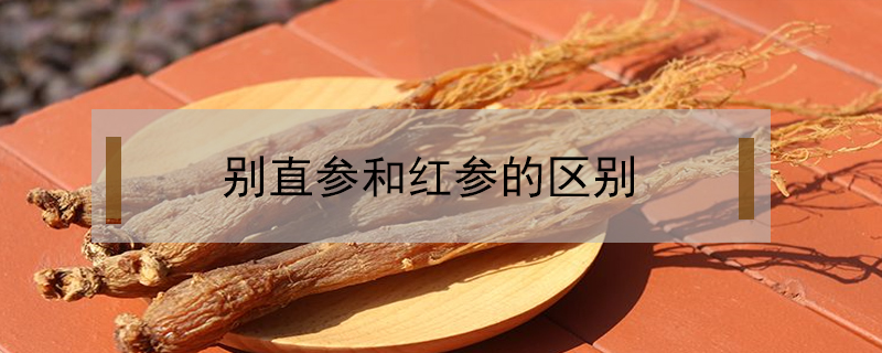 別直參和紅參的區(qū)別