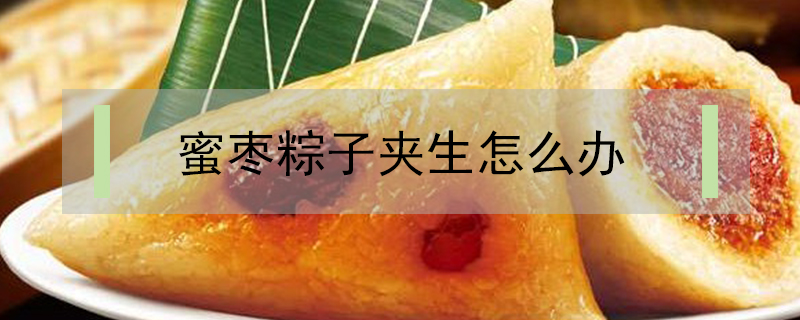 蜜棗粽子怎么做不夾生