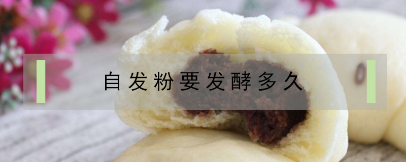 自發粉要發酵多久