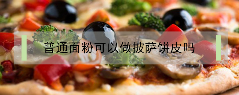 普通面粉可以做披薩餅皮嗎