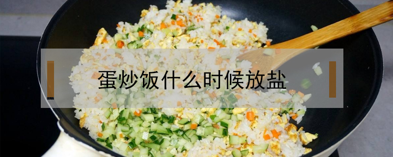 蛋炒飯什么時(shí)候放鹽