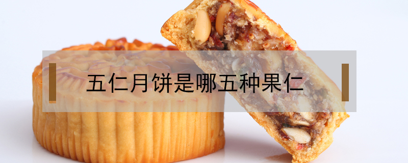 五仁月餅是哪五種果仁