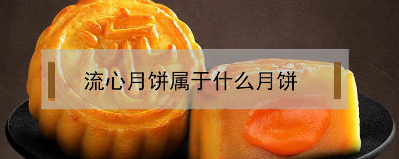 流心月餅屬于什么月餅