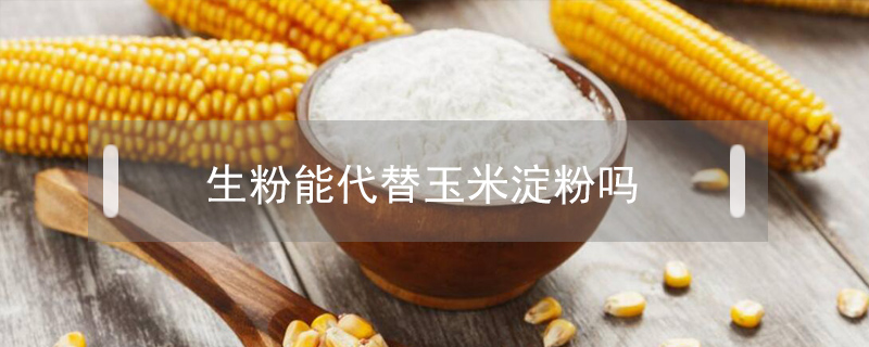 生粉能代替玉米淀粉嗎