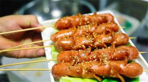 微波爐烤腸怎么烤